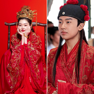影视剧古装赘婿同款婚服中国风喜服中式汉式汉服婚礼绣花服装