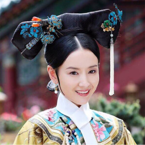 清朝贵妃古装假发如懿传同款旗头皇后嫔妃福晋造型发饰周迅旗头