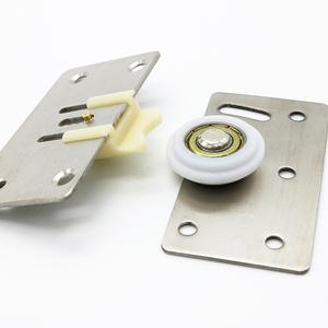 380不锈钢衣柜趟门轮吊轮木门移门轮衣橱配件家具推拉门滑凸轮子