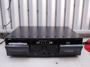 二手卡座机 jvc tdw-318 发烧专业卡座机 双卡磁带机 原装无修