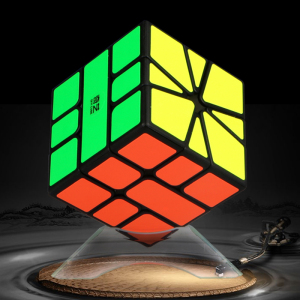 奇艺sq1魔方异形三阶顺滑斜转不规则比赛专用初学者儿童益智玩具