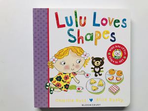 Lulu loves shapes 英形状认知 文幼儿纸板翻翻页玩具书