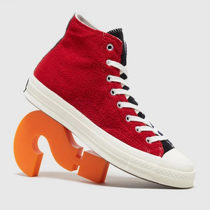 000人付款淘宝正品匡威kith x converse联名限定款 灯芯绒红蓝鸳鸯