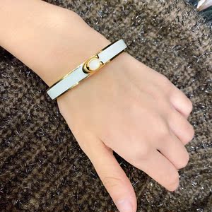 限量新款 美国代购coach/蔻驰女士大c财神珐琅装饰手镯直*邮全新