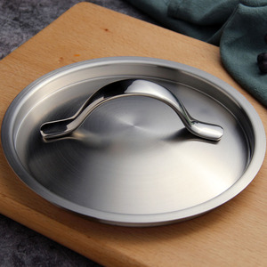 304不锈钢锅盖16cm全钢盖子奶锅汤锅盖子大碗钢盖防爆防摔包邮