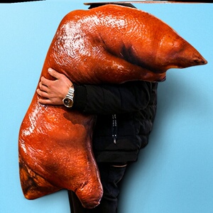 仿真3d大猪蹄子抱枕抖音网红猪肘猪腿公仔抱枕睡觉男女生抖音同款