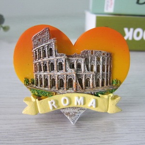 意大利古罗马竞技场罗马斗兽场 角斗场 心形冰箱贴旅游纪念品