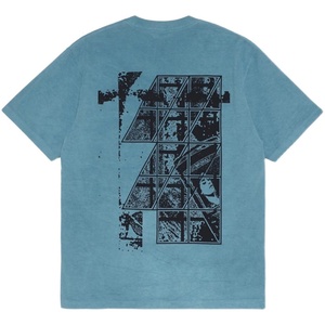 cavempt c.e cav empt印象几何图案水洗蜡染圆领宽松休闲短袖t恤