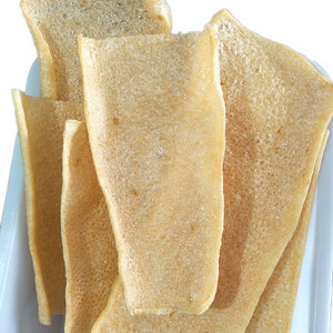 油炸猪皮干货猪膘火锅肉 皮肚猪肉皮干猪皮 凉拌响皮250克