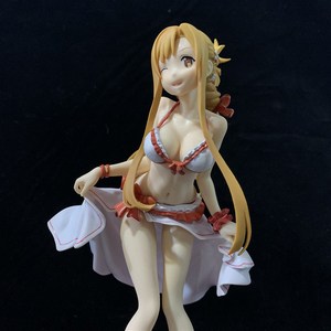 刀剑神域手办亚丝娜手办结城明日奈泳装可拆脱电脑机箱手办摆件