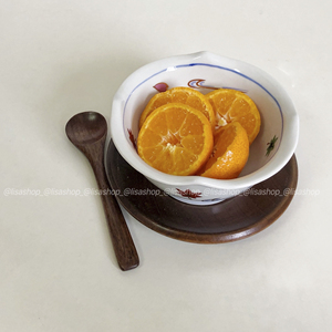 lisashop 日式陶瓷小碗 和风小料碗陶瓷碗精致可爱小碗花纹陶瓷碗