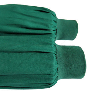 医用螺纹袖套纯棉耐氯漂手术室护肘紫红色松紧袖套耐高温花色袖套