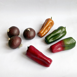 仿真辣椒土豆假水果蔬菜模型紫皮洋葱茄子食物拍摄道具装饰品摆件