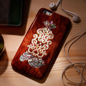 锦贝传说定制螺钿木质苹果x/xs/13华为手机壳男女硬壳全包保护套