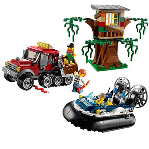乐高lego60071城市系列 警察系列皮卡树屋气垫船大追捕现货