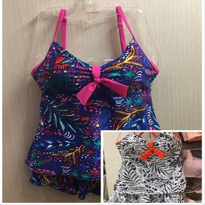 黛安芬正品17款分体吊带式清新亮丽白搭泳衣 l178382 裙l178442