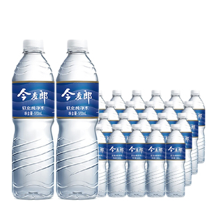 今麦郎软化纯净水550ml*24瓶整箱非弱碱矿泉小家庭饮用日常整箱包