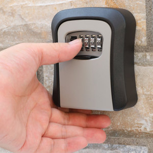 装修密码钥匙盒免打孔密码锁盒子装钥匙挂锁家用室外工地锁具大全
