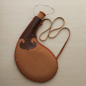 内蒙古酒壶皮囊复古代水壶马奶酒皮壶38度500ml特产送礼纪念品