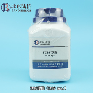 北京陆桥 细菌微生物培养基TCBS琼脂250g瓶装粉末水产弧菌快速检测