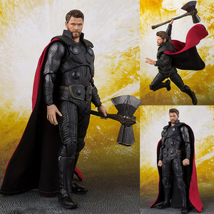 雷神索尔手办限量版hottoys复仇者联盟4漫威shf可动托尔 风暴战斧