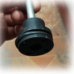 一炮通管道疏通下水道疏通神器配件打气筒配件打气皮圈和塑料接头