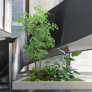 仿真绿植南天竹造景服装店橱窗室内酒店玄关落地假植物装饰景观