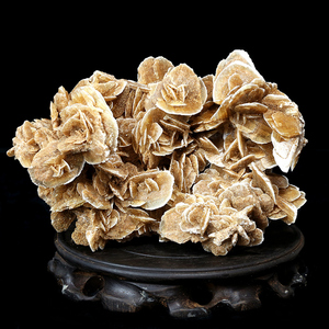 天然摩洛哥产沙漠玫瑰奇石观赏摆件石头方解石原石教学标本石膏