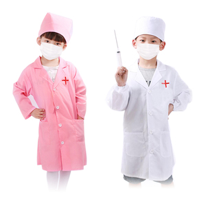 L儿童仿真男女孩宝宝职业扮演过家家小医生衣服玩具护士服装白大
