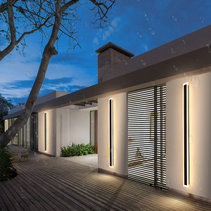 壁灯户外防水太阳能洗墙灯外墙灯长条灯壁灯门厅灯别墅景观庭院灯