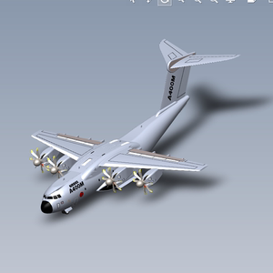 空客a400m飞机模型01200716三维图纸（SLDASM文件格式）