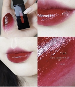 好价～ysl黑管唇釉409 浆果车厘子色 梅子色