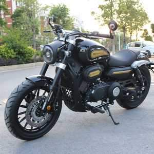 复古摩托车安吉拉华鹰美式重型机车v型双缸250国产哈雷整车可上牌