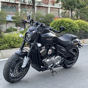 雷克雷卡迪rx3巡航太子复古摩托车v型双缸250cc发动机整车可上牌