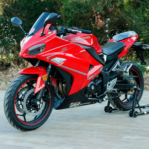 摩托车跑车国产杜卡迪机车五羊f7重型趴赛公路赛车400cc双缸水冷