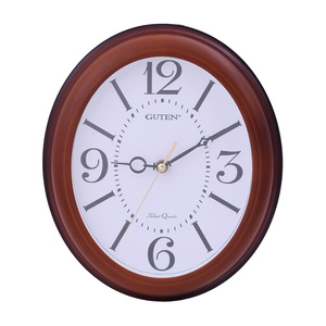 钟表挂钟客厅椭圆形