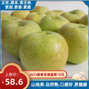 新鲜水果大连特产日本青森脆甜多汁绿王林苹果非烟台富士礼盒包邮