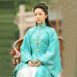 古装汉服女锦衣之下袁今夏同款明朝宽袖背子小姐夫人襦裙演出服装