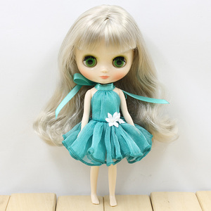 middie icy dbs 中布娃娃衣服裙子婚纱 纱裙 礼服长裙 手工缝制