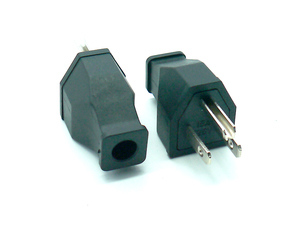 全铜工业插头美标插头电源插头15A安125V美规接线插座可拆插头