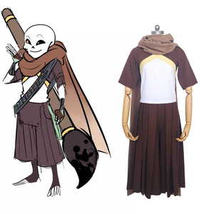 传说之下cos服undertale ink!sans衣服套装au守护者underverse
