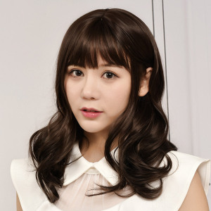 新款假发女长卷发中长发空气刘海网红学生发假发套大波浪假头发