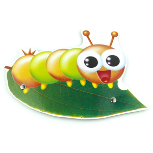 幼儿园教学面具舞台公开角色扮演儿童故事表演道具昆虫毛毛虫头饰