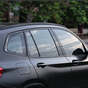 08-22老新款宝马x5x6车窗饰条黑色3系x1x2x3改装黑武士车窗装饰条