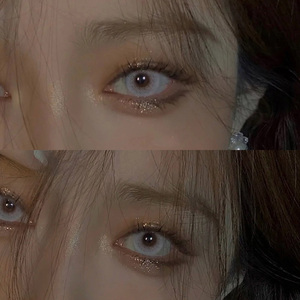 美瞳旗舰店官网正品batis双灰年抛半年抛混血款 隐形近视眼镜润瞳