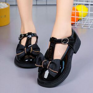 女童洛丽塔公主鞋搭配制服裙中大童小女孩适合配校服的儿童jk鞋子