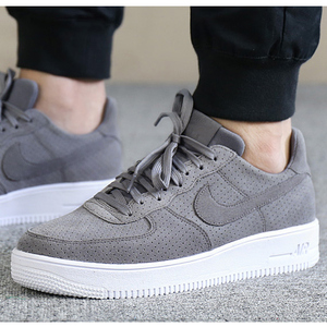 nike/耐克男鞋2018夏季新款空军一号af1全白运动休闲板鞋845052