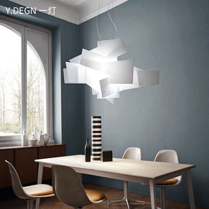 意大利Foscarini北欧创意咖啡厅客厅餐厅卧室堆叠设计师艺术吊灯
