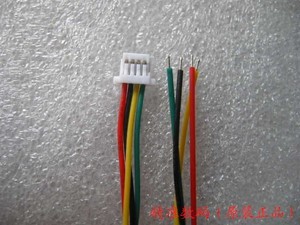 连接器 接插件 端子线 针座 4pin 1.0mm间距 4P带线端子