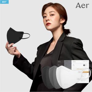 现货韩国代购进口正品aer成人kf94防尘2d立体防护口罩无纺布时尚